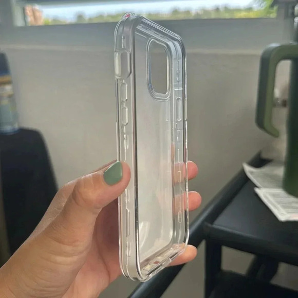 Clear Marble Purple  Case – iPhone 12\ 12 Pro - Picture 3 of 6